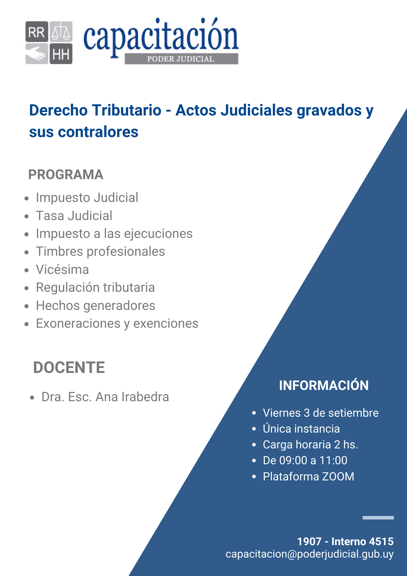 Flyer Derecho Tributario