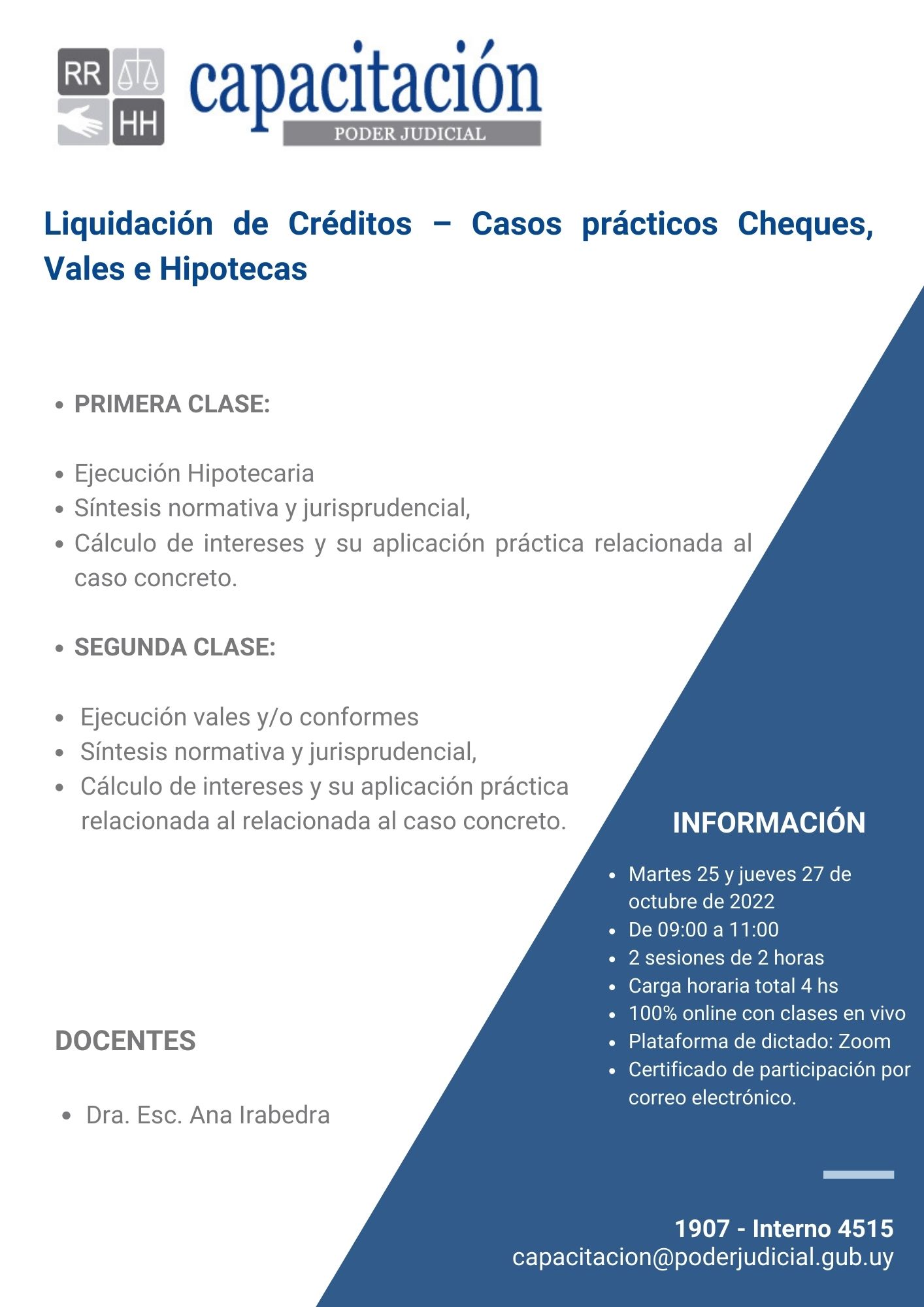 Flyer Liquidacion Credito