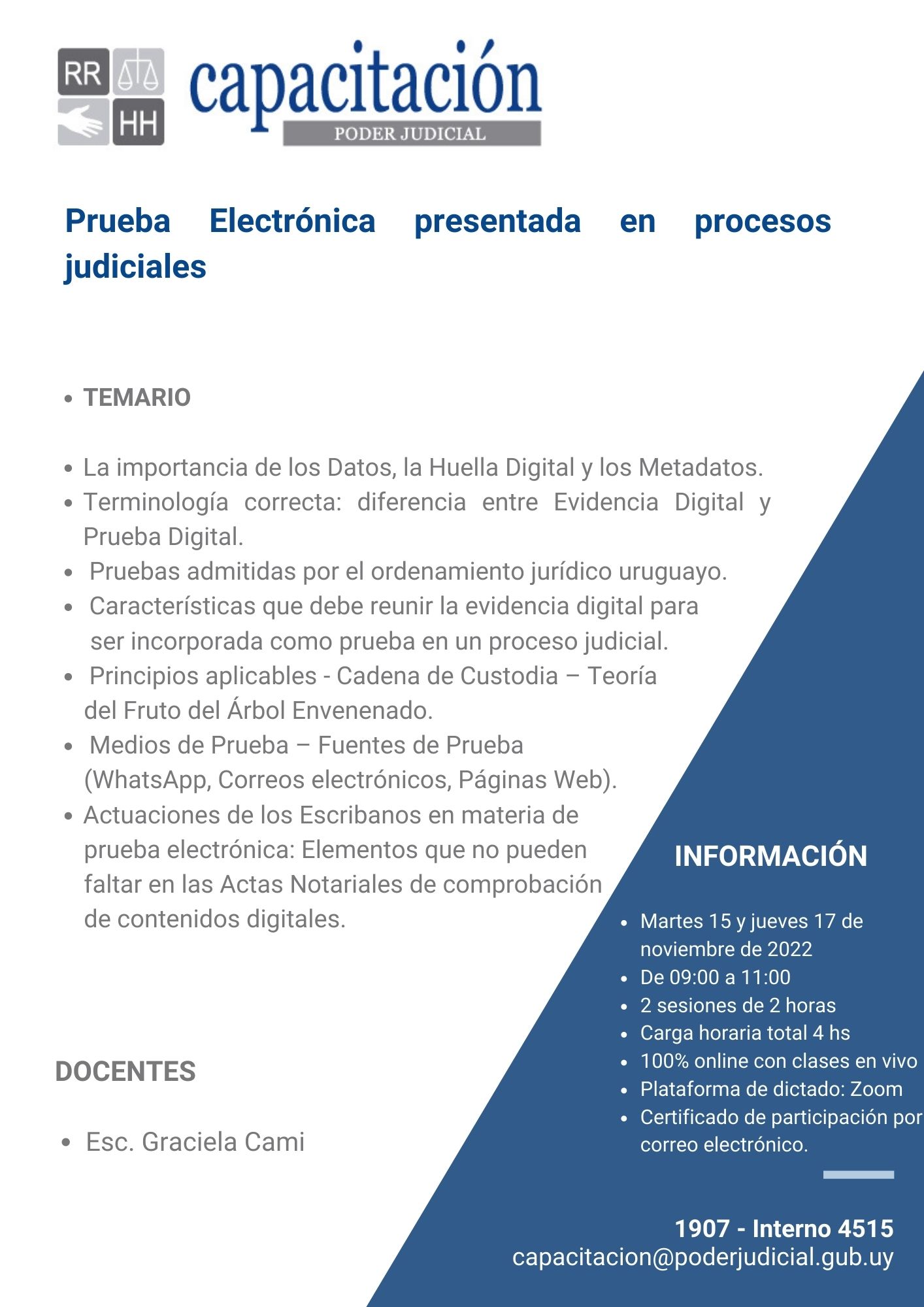 Prueba electrónica
