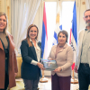 Presidenta de la SCJ recibió a la Vicegobernadora de la Provincia de Córdoba