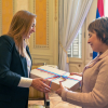 Presidenta de la SCJ recibió a la Vicegobernadora de la Provincia de Córdoba