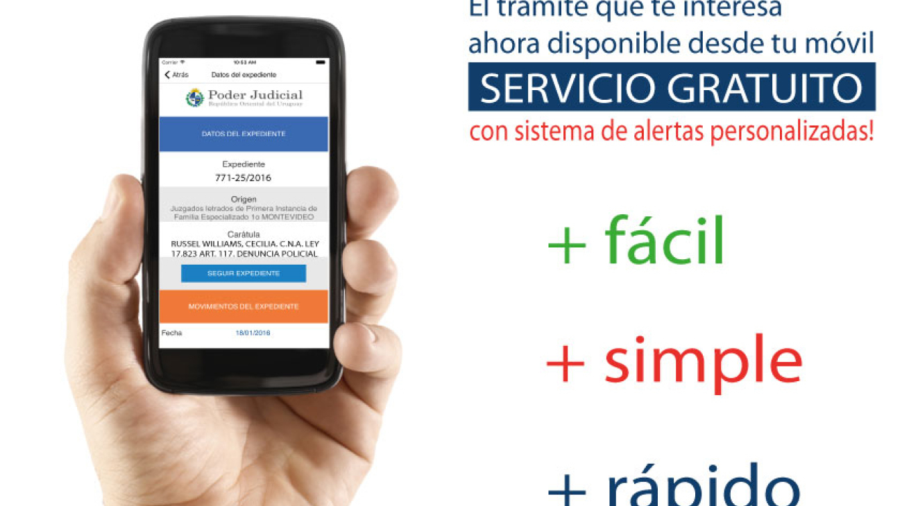 Usuarios ya están siguiendo más de 12.000 trámites a través de la nueva aplicación del Poder Judicial para dispositivos móviles
