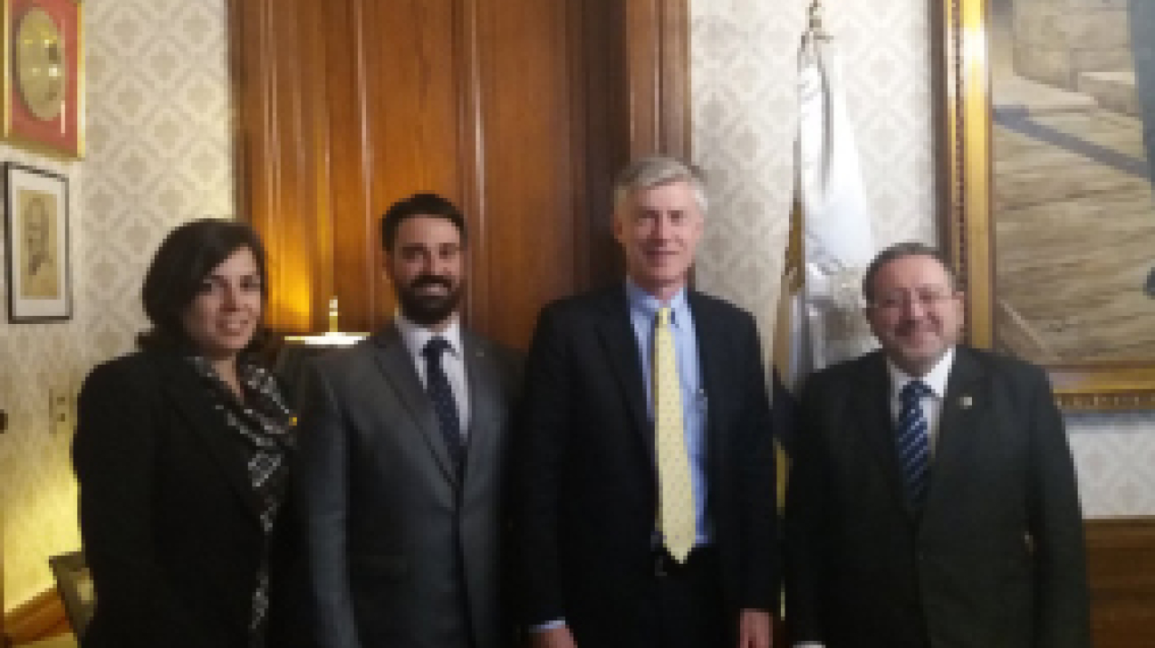 Relator Especial de ONU sobre derechos humanos y medio ambiente visitó el Palacio Piria