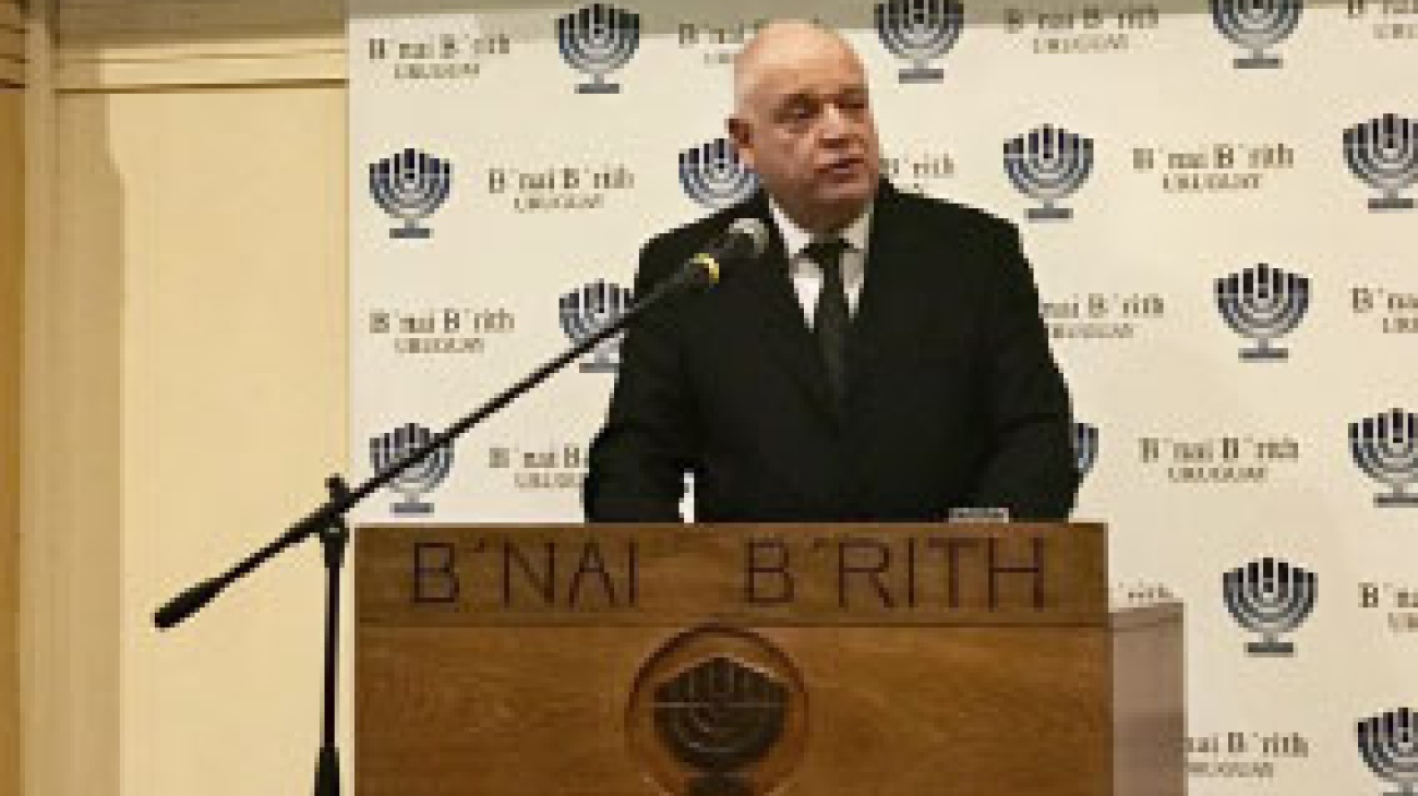 Presidente de la SCJ fue el orador central en 78º aniversario de la Noche de los Cristales Rotos