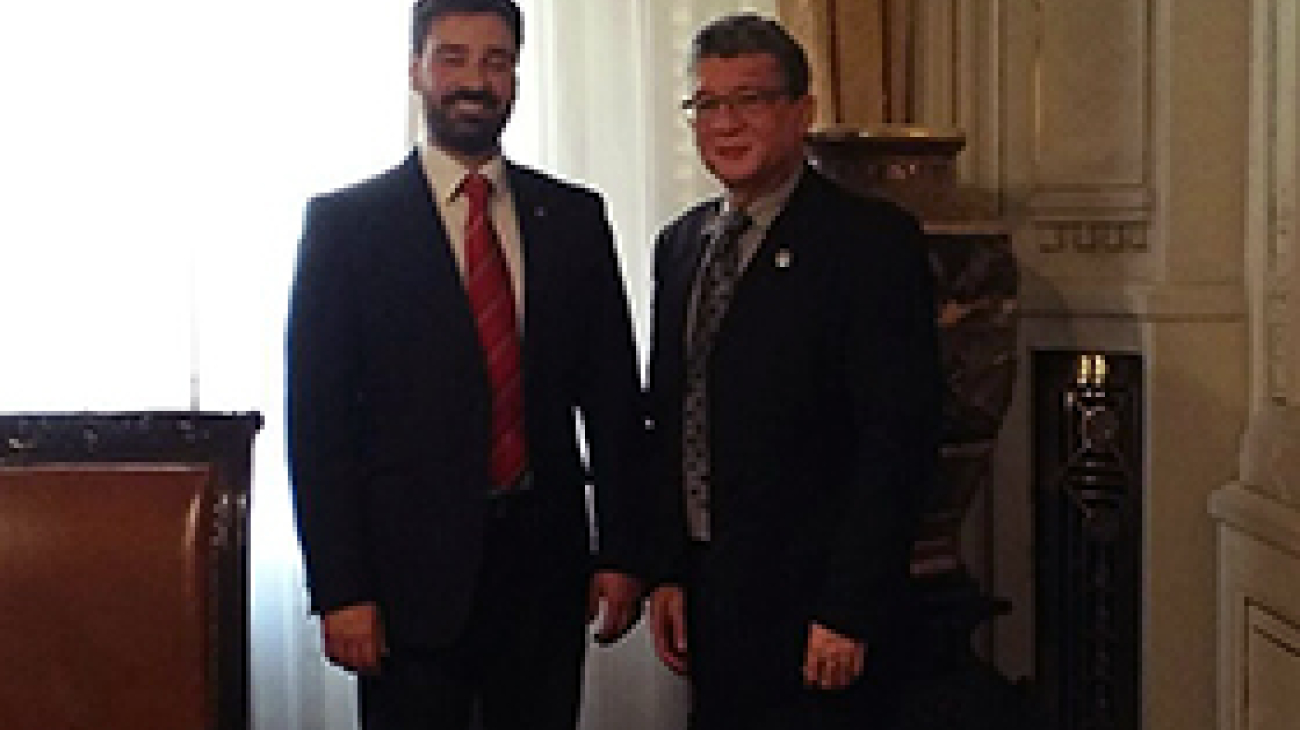 Gerente del programa de Facilitadores de la OEA visita la SCJ y explica colaboración con la Justicia