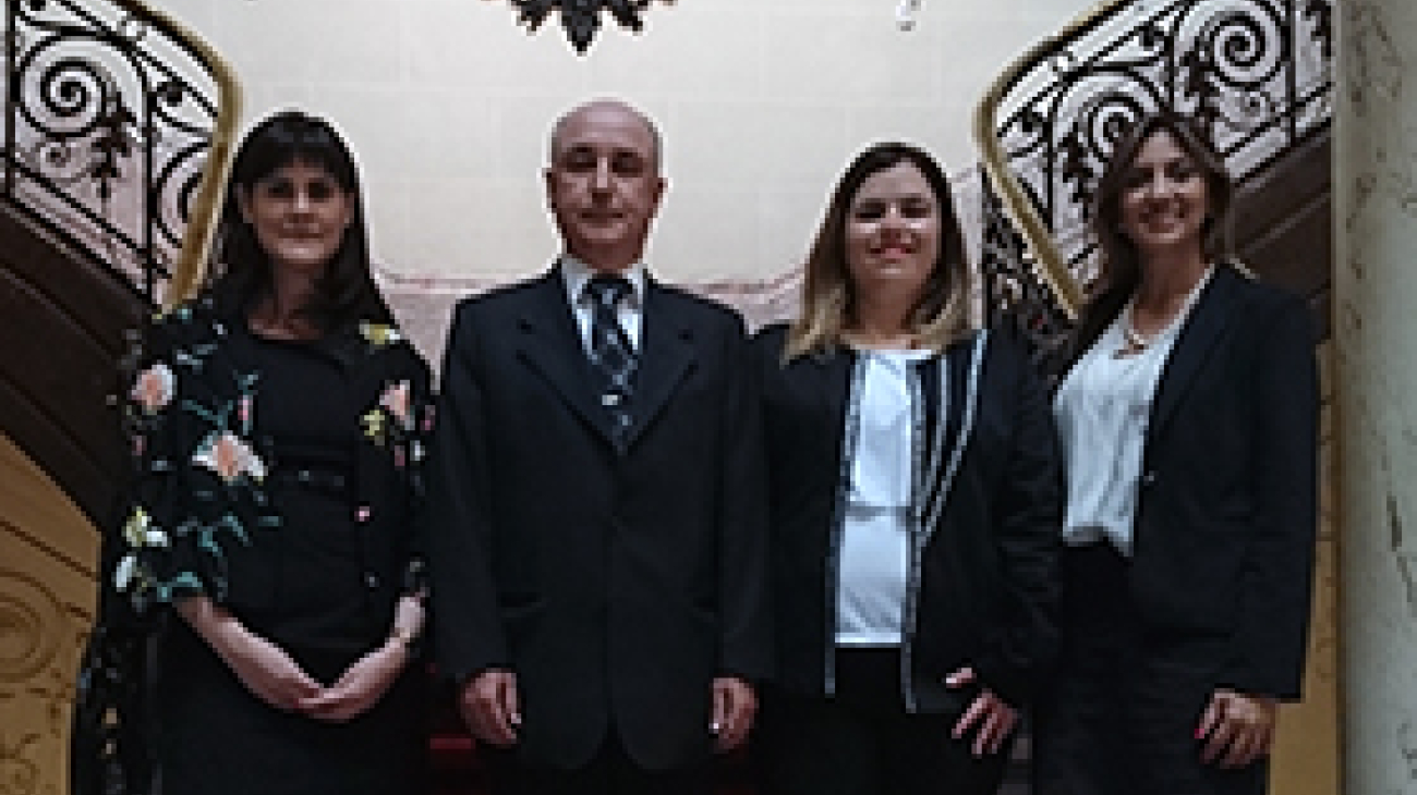 Cuatro jueces letrados prestaron juramento esta tarde para desempeñarse en el interior del país