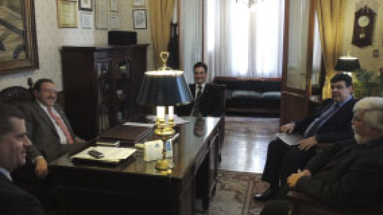 Ministro del Interior y Director de la Policía Nacional visitaron hoy al Presidente de la SCJ