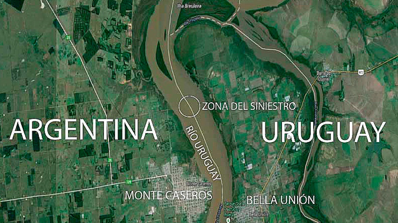 Juez de Paz de Bella Unión falleció al hundirse embarcación en río Uruguay