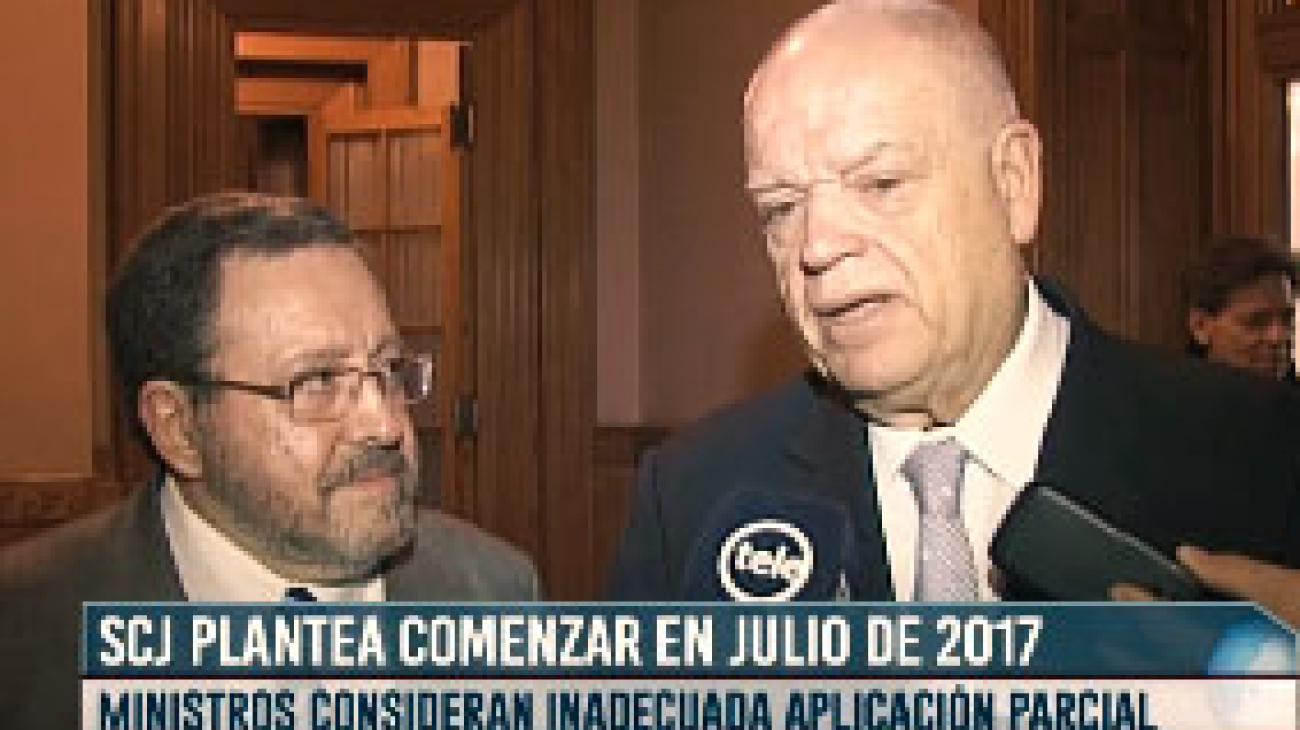 SCJ compareció ante Comisión del Senado y reafirmó voluntad institucional para implementar reforma procesal penal