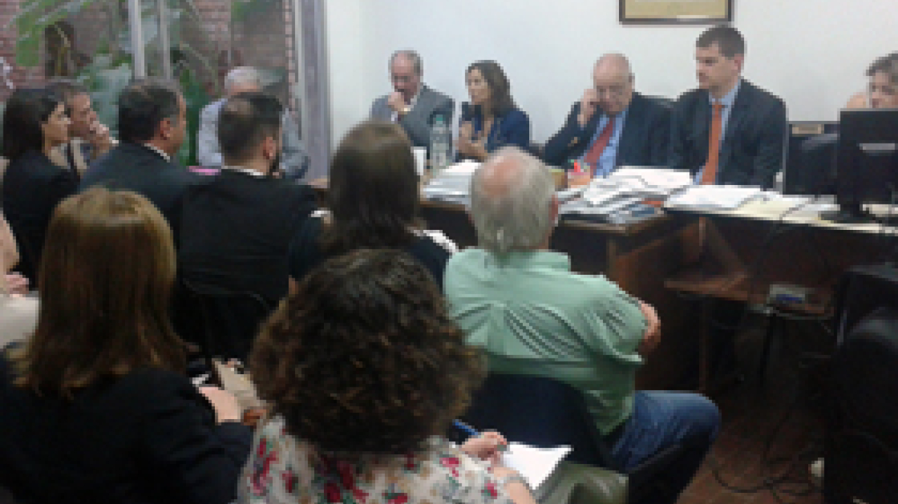 Presidente de la SCJ y Grupo Coordinador para nuevo CPP se reúnen con operadores penales en las ciudades de Mercedes y Colonia