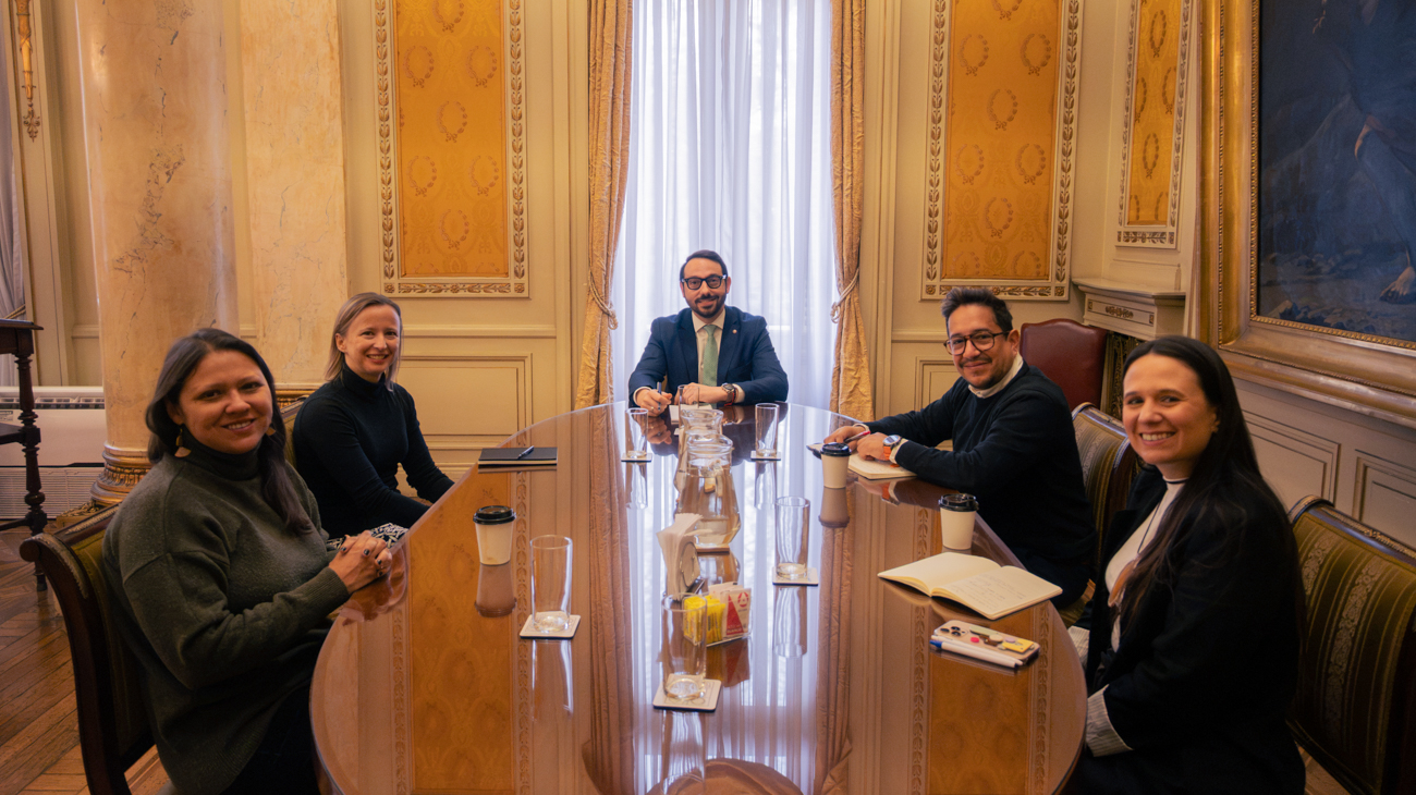 Reunión con representantes del Instituto O’Neill de Georgetown y de la organización Ríos Strategic Lawyering for Social Justice