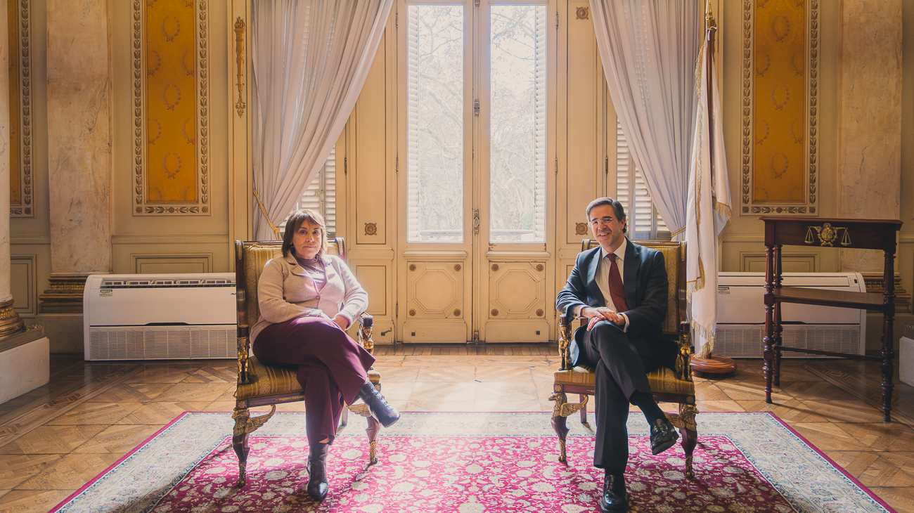 Visita del Embajador de España en Uruguay a la Suprema Corte de Justicia