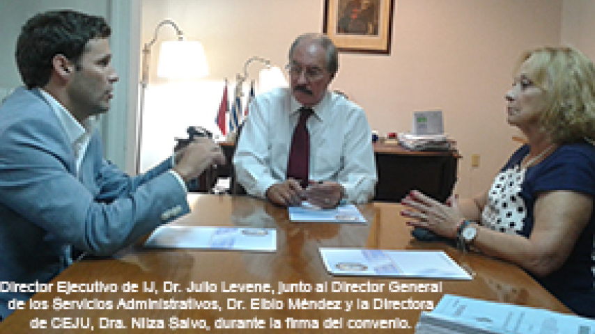 Poder Judicial suscribió convenio para proveer a sus magistrados servicio gratuito de jurisprudencia online