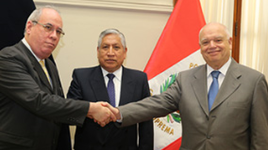 Presidente de la Suprema Corte se hizo presente en la conmemoración de los 22 años de la Academia de la Magistratura en Lima