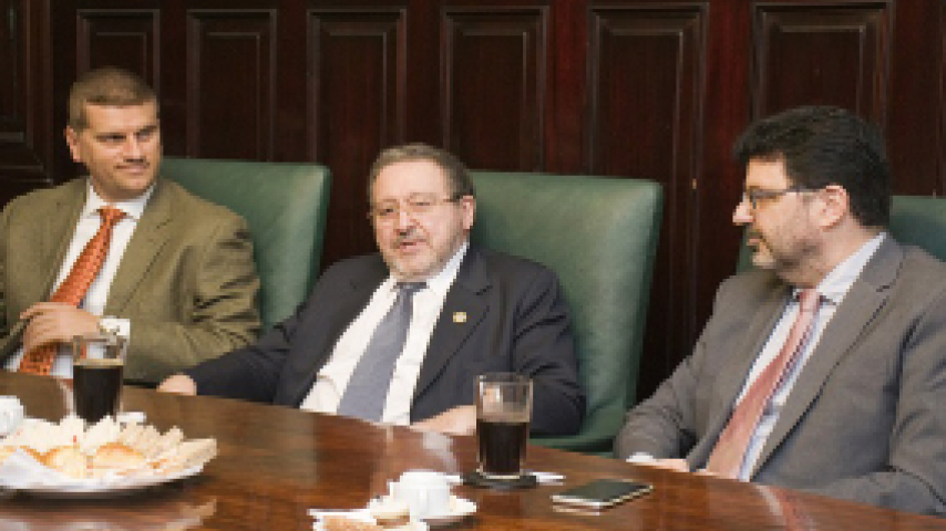 Representantes del Poder Judicial departieron con el Consejo Directivo de La Liga de Defensa Comercial sobre el funcionamiento de la justicia en Uruguay