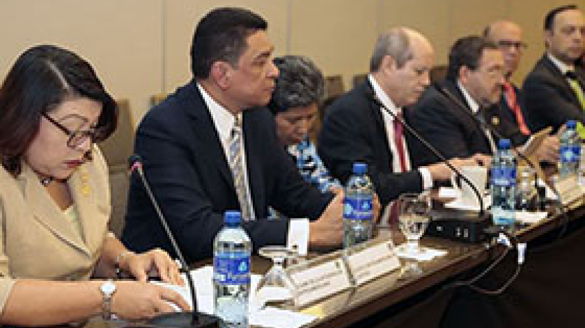 Presidente de la SCJ participó de la reunión ordinaria del Consejo Judicial Centroamericano y del Caribe en Panamá