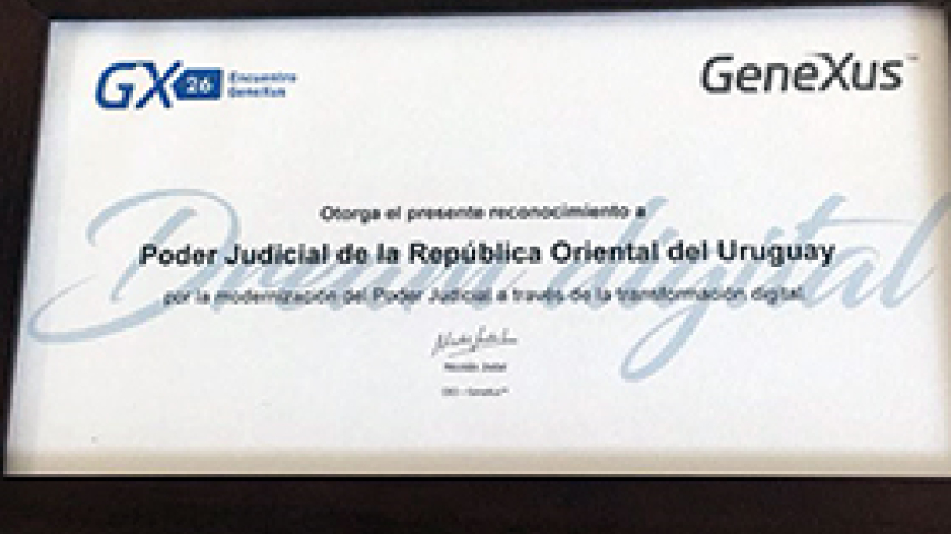 Poder Judicial recibe reconocimiento por su proceso de modernización digital