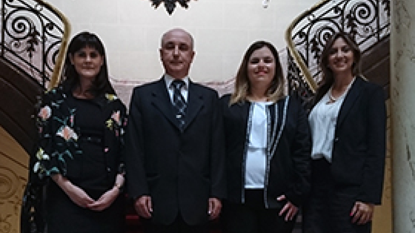 Cuatro jueces letrados prestaron juramento esta tarde para desempeñarse en el interior del país