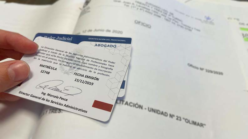 Ing. Horacio Vico - Ing. Gustavo Beiró - Eduardo González
y Gabriel Espíndola (División Tecnología) y la Dra. y Esc. María del Rosario Russo Carballa