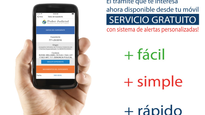 Poder Judicial lanza aplicación móvil para seguimiento de expedientes