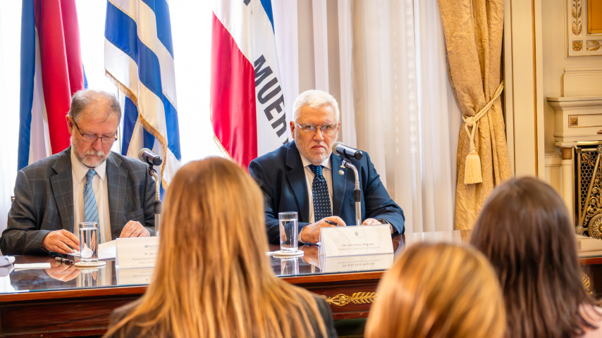 Autoridades SCJ y Naciones Unidas